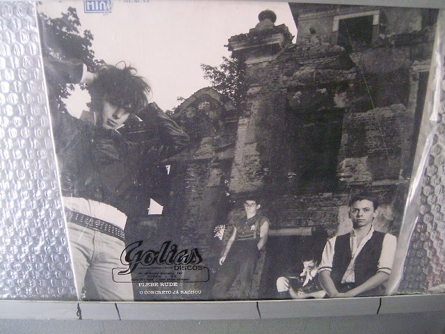 PLEBE RUDE o concreto já rachou LP 1985 ROCK BRASIL SEMI NOVO MUITO RARO VINIL