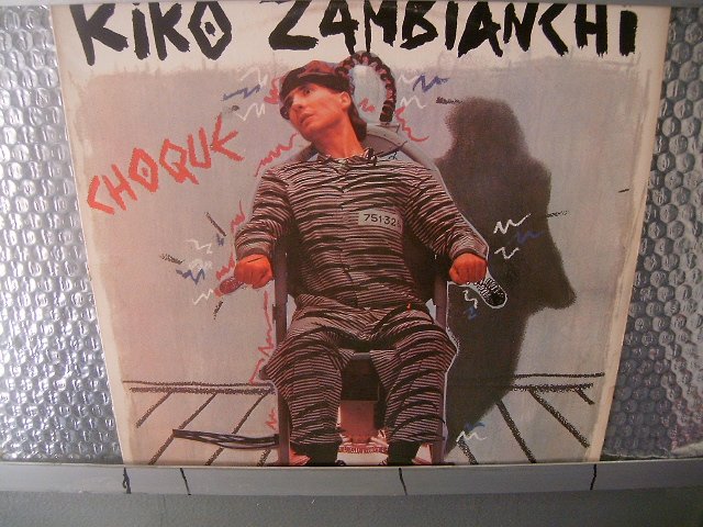 KIKO ZAMBIANCHI choque LP 1984 ROCK EXCELENTE MUITO RARO VINIL