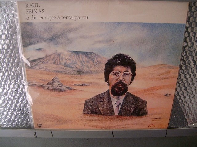 RAUL SEIXAS o dia em que a terra parou LP 1988 ROCK MUITO RARO VINIL