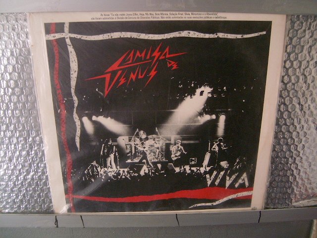CAMISA DE VÊNUS ao vivo LP 1986 ROCK MUITO RARO VINIL
