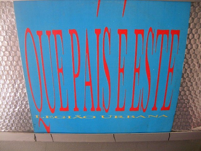 LEGIÃO URBANA que paÃs é este LP 1987 ROCK MUITO RARO VINIL