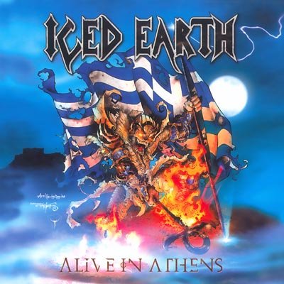 ICED EARTH alive in athens BOX 3 CD 1999 HEAVY THRASH METAL