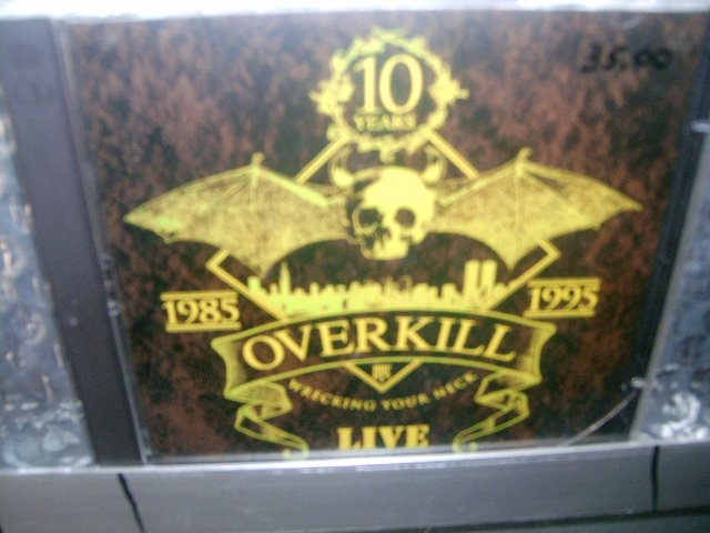 OVERKILL wrecking your neck live 2CD 1995 THRASH METAL