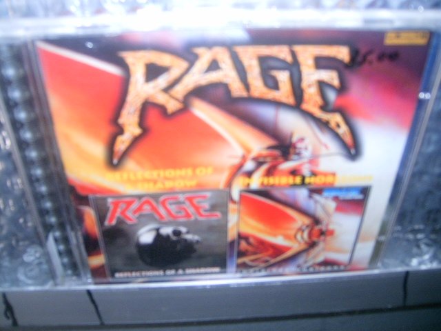 RAGE reflections of a shadow invisible horizons CD 1990/1989 HEAVY METAL