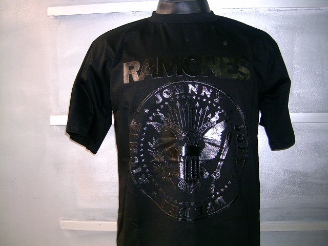 RAMONES T SHIRT BLACK L