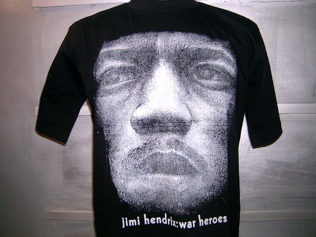 JIMI HENDRIX T SHIRT BLACK L