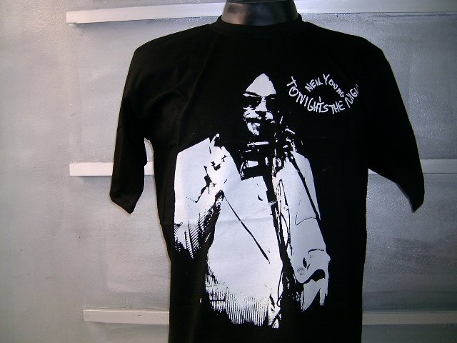 NEIL YOUNG T SHIRT BLACK L