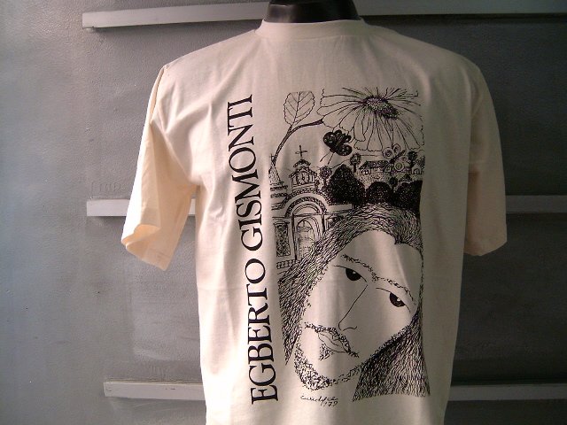 EGBERTO GISMONTTI T SHIRT BEIGE L