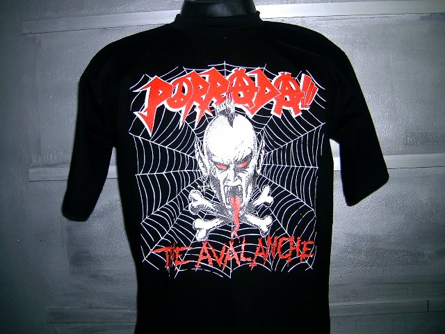 PORRADA the avalanche T SHIRT BLACK L