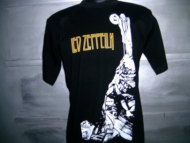 LED ZEPPELIN T SHIRT BLACK L