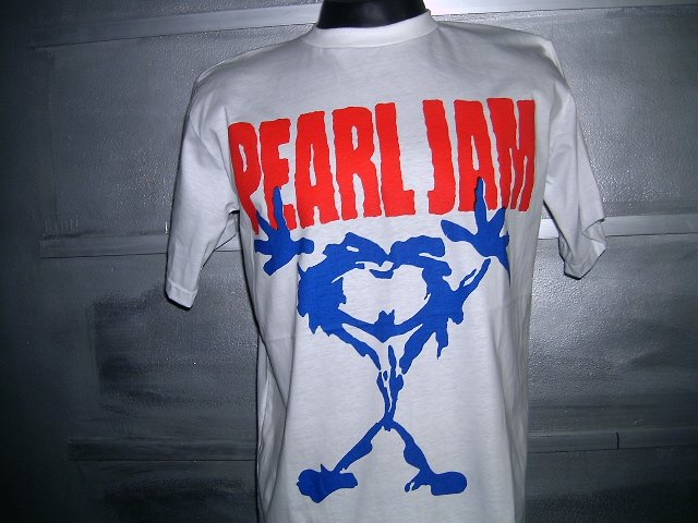 PEARL JAM T SHIRT WHITE L