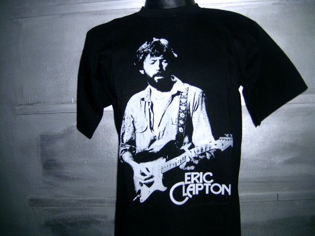 ERIC CLAPTON T SHIRT BLACK L