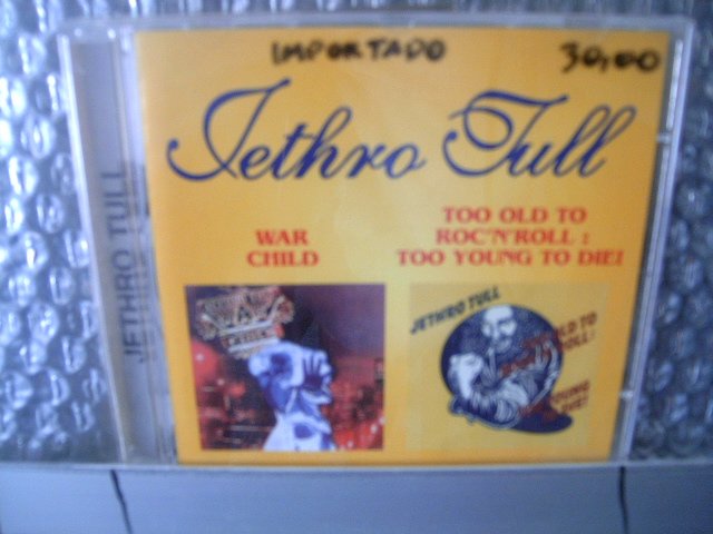 JETHRO TULL war child too old to rock 'n' roll: too young to die! CD 1974 1976 ROCK