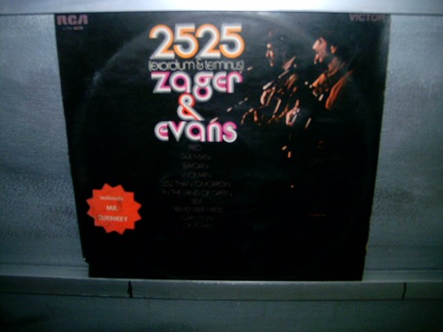 ZAGER AND EVANS 2525 (exordium and terminus) LP 1969 ROCK MUITO RARO VINIL