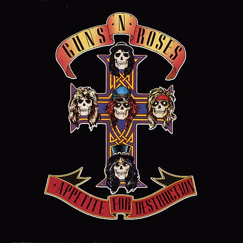 GUNS N' ROSES appetite for destruction CD 1987 HARD ROCK