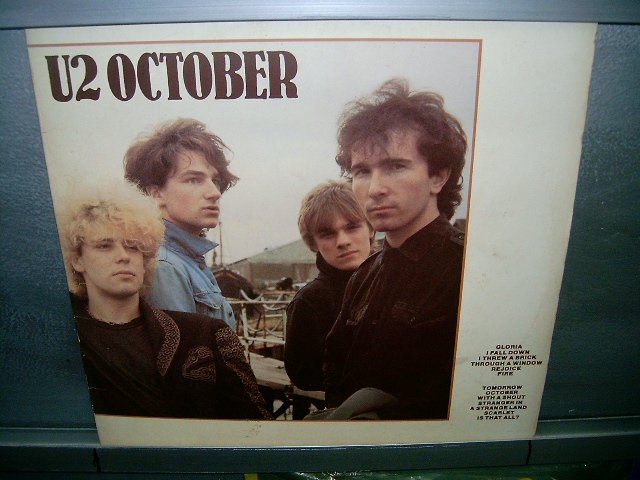 U2 october LP 1987 ROCK SEMI-NOVO MUITO RARO VINIL