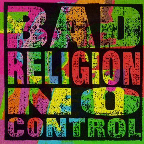 BAD RELIGION no control CD 1989 PUNK ROCK