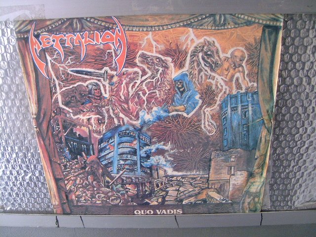 METALLION quo vadis LP 1987 HEAVY METAL MUITO RARO VINIL