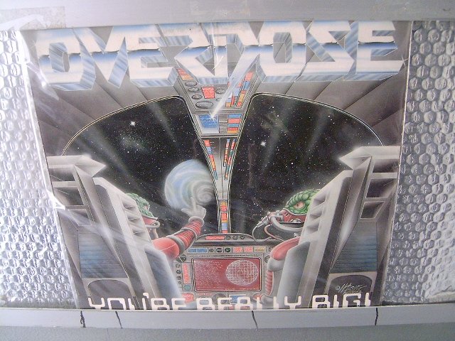 OVERDOSE you're really big LP 1989 HEAVY METAL MUITO RARO VINIL