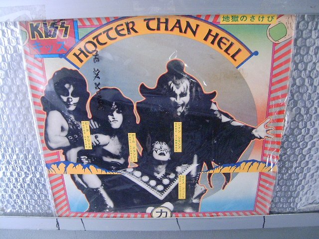KISS hotter than hell LP 1974 ROCK MUITO RARO VINIL