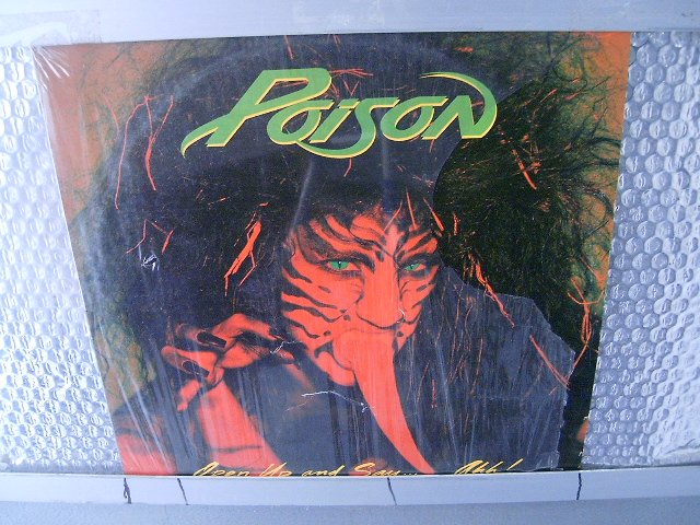 POISON open up and say...Ahh! LP 1988 HARD ROCK MUITO RARO VINIL