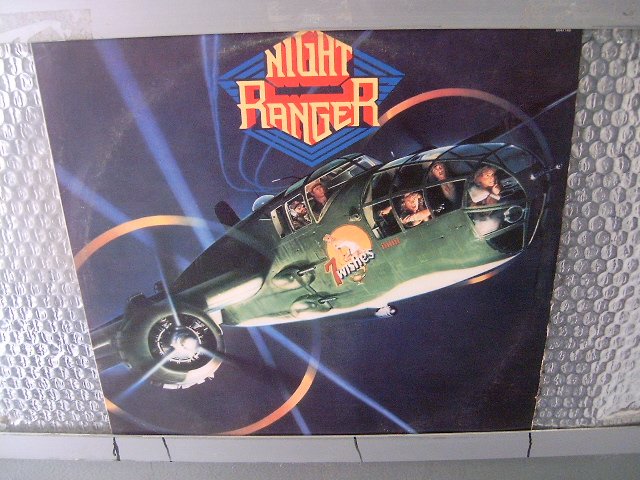 NIGHT RANGER 7 wishes LP 1985 HARD ROCK MUITO RARO VINIL