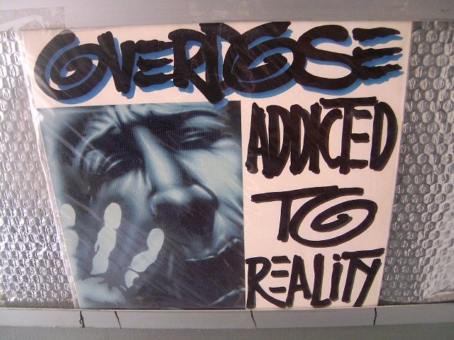 OVERDOSE addicted to reality LP 19? THRASH METAL MUITO RARO VINIL