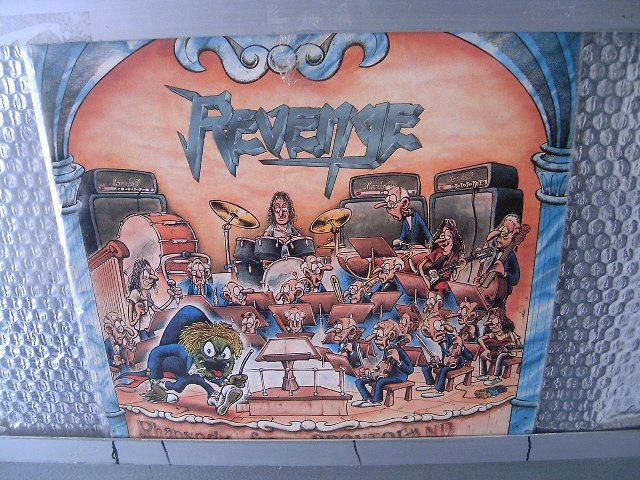 REVENGE rhapsody from brontoland LP 1990 HEAVY METAL MUITO RARO VINIL
