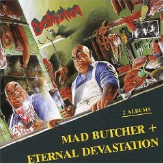 DESTRUCTION mad butcher / eternal devastation CD 1987 THRASH METAL