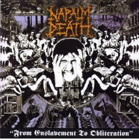 NAPALM DEATH from enslavement to obliterarion CD 1988 GRINDCORE