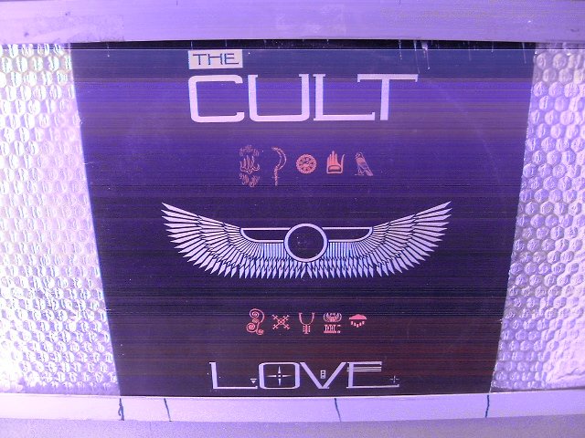 THE CULT love LP 1985 PÓS PUNK MUITO RARO VINIL