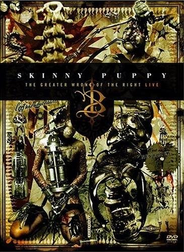 SKINNY PUPPY the greater wrong of right live 2DVD 2005 EBM DARK ELECTRO