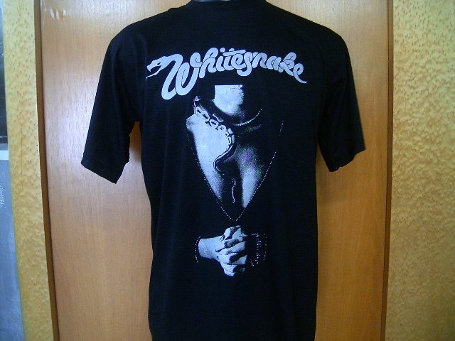 WHITESNAKE T SHIRT BLACK L