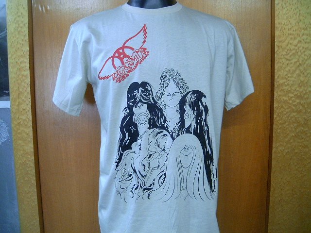 AEROSMITH CAMISA BEGE TAMANHO G