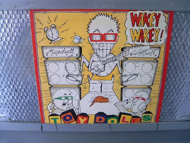 TOY DOLLS wakey wakey LP 1990 POP PUNK ROCK