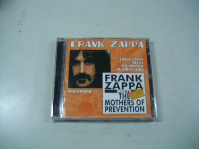 FRANK ZAPPA apostrophe frank zappa meets the mother of prevention CD 1974 1985 JAZZ