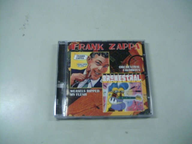FRANK ZAPPA weasels ripped my flesh orchestral favorites CD 1970 1979 JAZZ ROCK