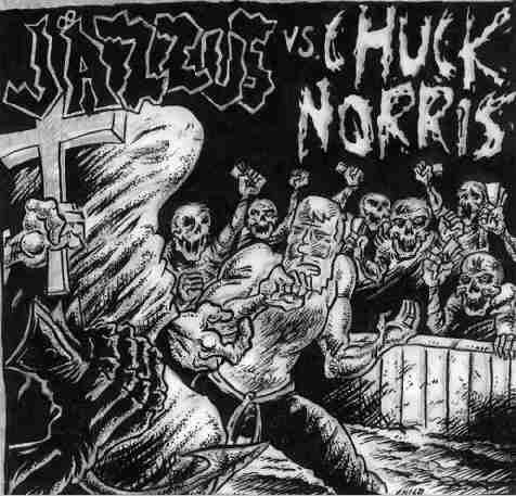 JÄZZUS VS CHUCK NORRIS jäzzus vs chuck norris SPLIT CD ? HARDCORE