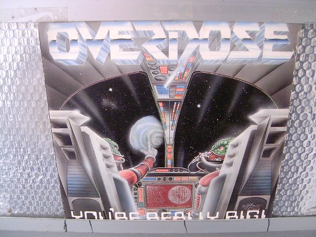 OVERDOSE you're really big ! LP 1989 HEAVY METAL