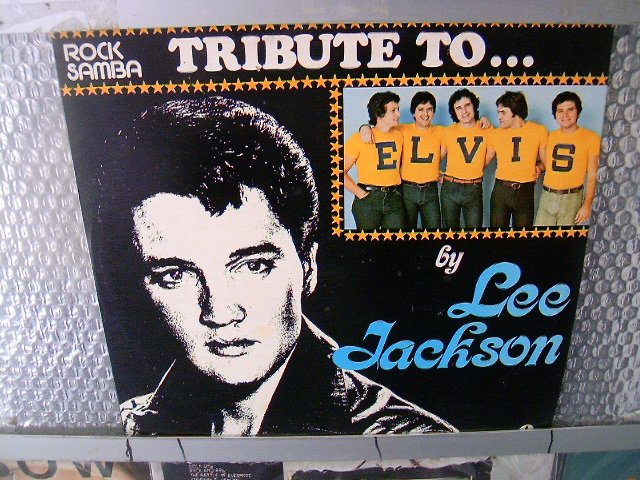 LEE JACKSON tribute to elvis presley LP 1977 ROCK*
