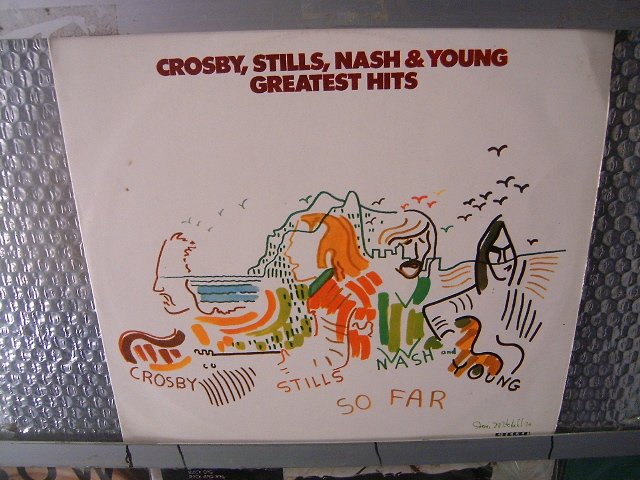 CROSBY, STILLS, NASH & YOUNG greatest hits LP 1974 ROCK**