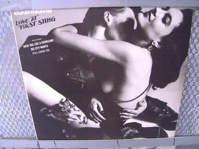 SCORPIONS love at the first sting LP 1984 HARD ROCK