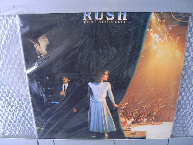 RUSH exit...stage left 2LP 1981 PROGRESSIVE ROCK