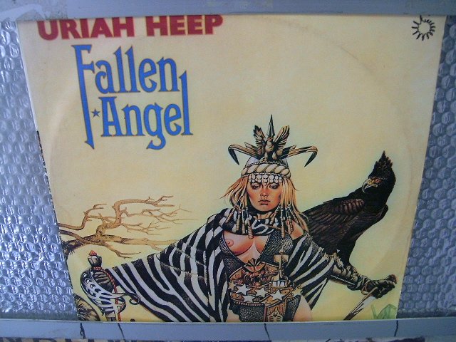 URIAH HEEP fallen angel LP 1978 ROCK**