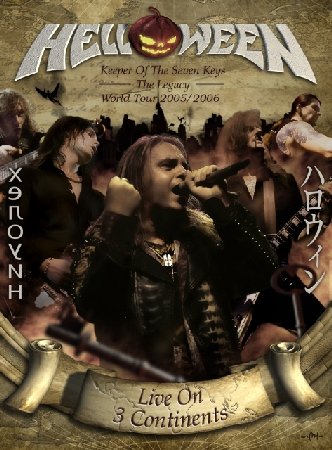 HELLOWEEN live on 3 continents 2DVD 2007 HEAVY METAL