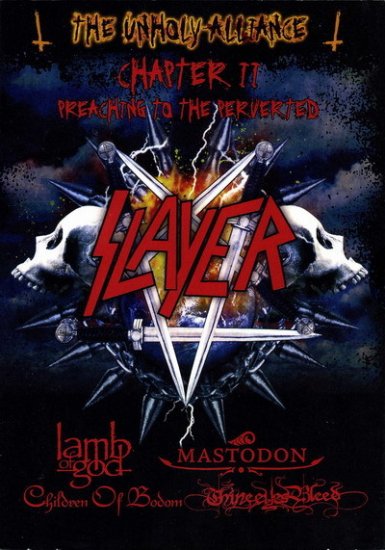 SLAYER the unholy alliance chapter 2 preaching to the perverted DVD 2007 THRASH METAL