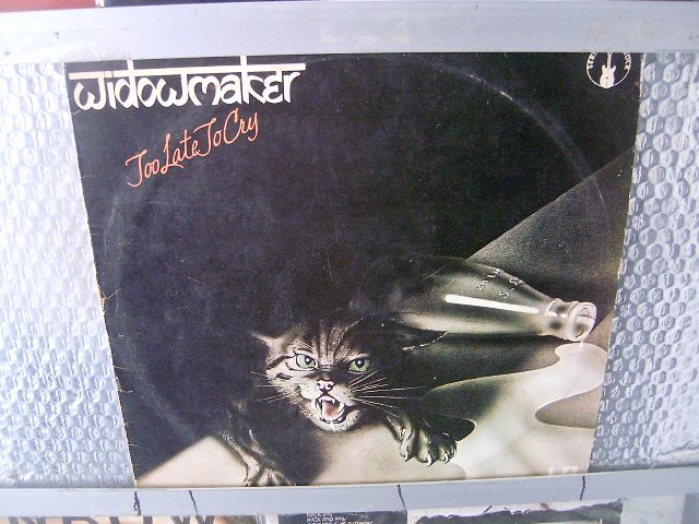 WIDOWMAKER too late to cry LP 1977 HARD ROCK