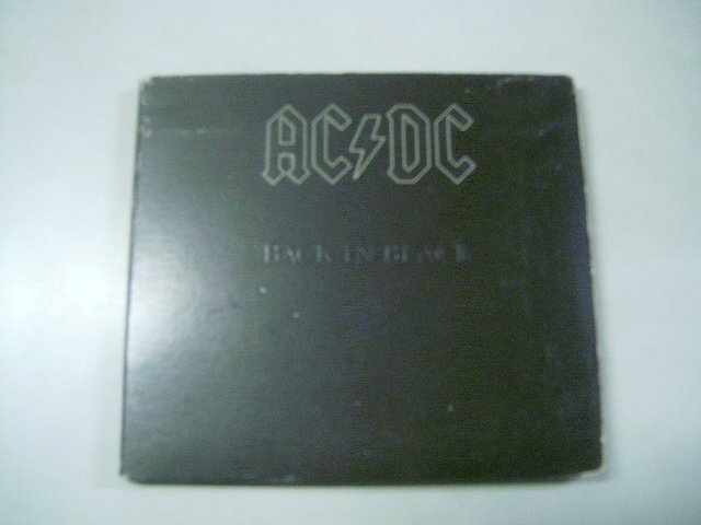 AC/DC back in black DIGIPACK CD 1980 ROCK