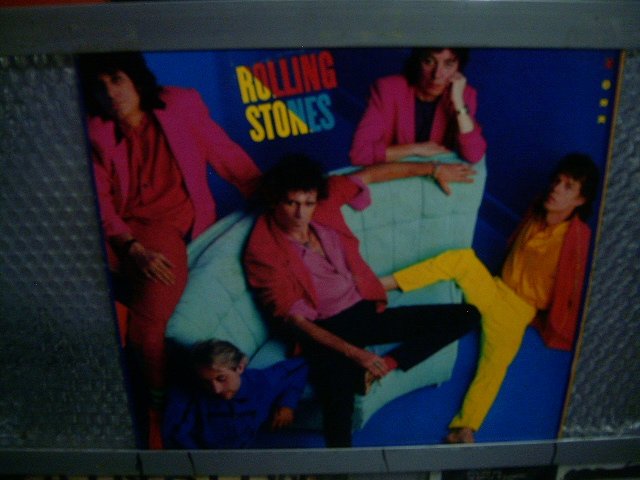 ROLLING STONES dirty work LP 1986 ROCK**