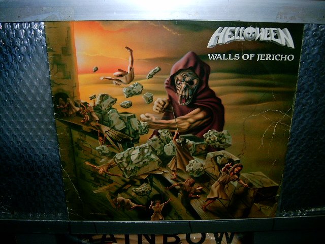 HELLOWEEN walls of jericho LP 1986 HEAVY METAL